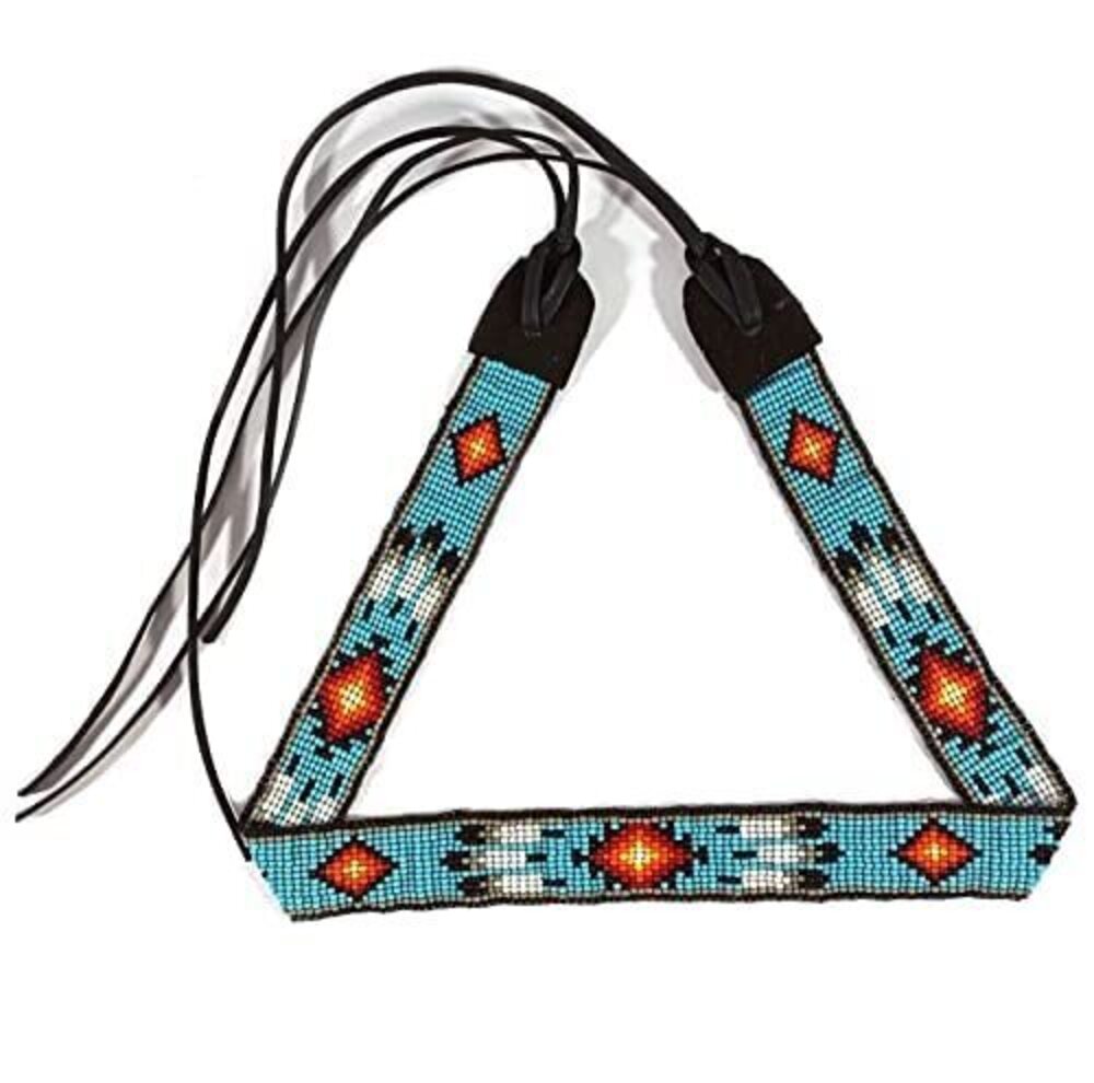 3242 Beaded Hatband Native American Style Southwestern, Cowboy Hat Band